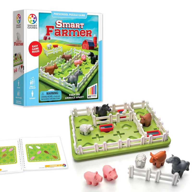 Smart Games: Smart Farmer – Preschool Puzzle Game – 4yrs+