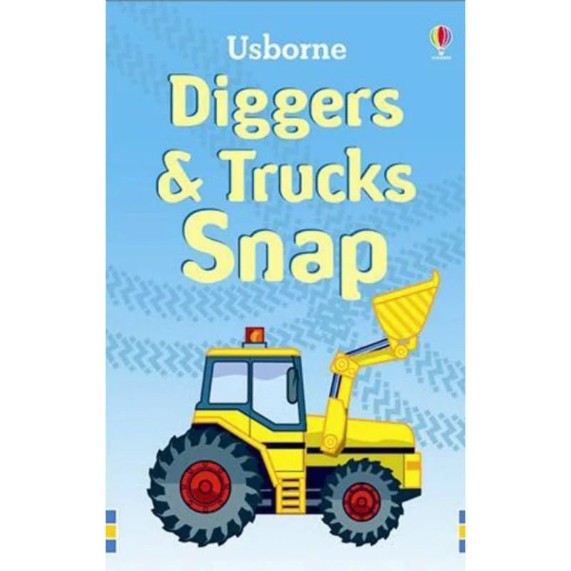 Usborne: Diggers & Trucks Snap – 3yrs+