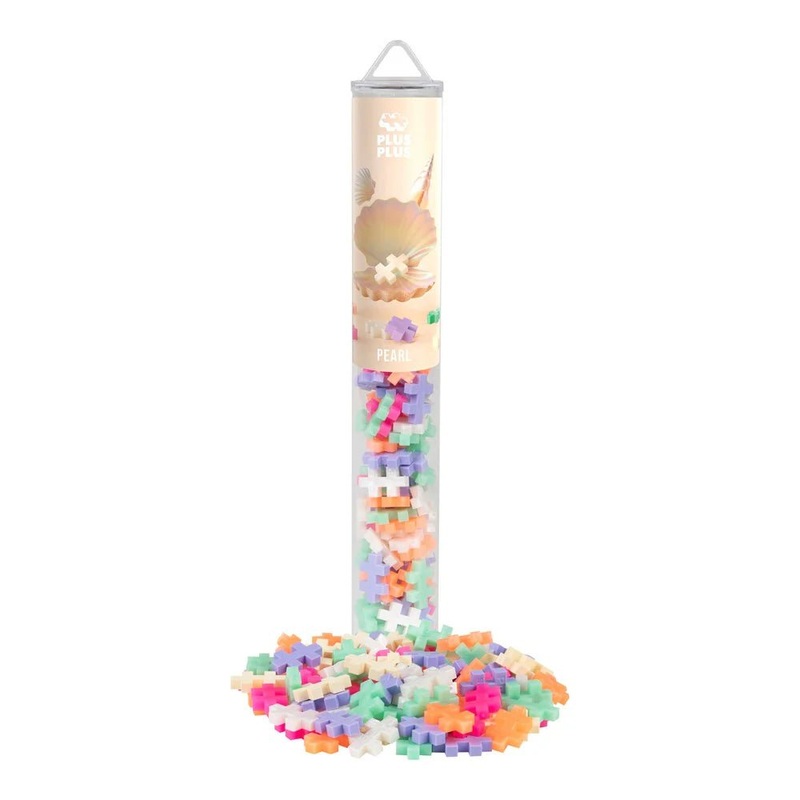 Plus-Plus Pearl Mix – 100pcs tube – 5yrs+