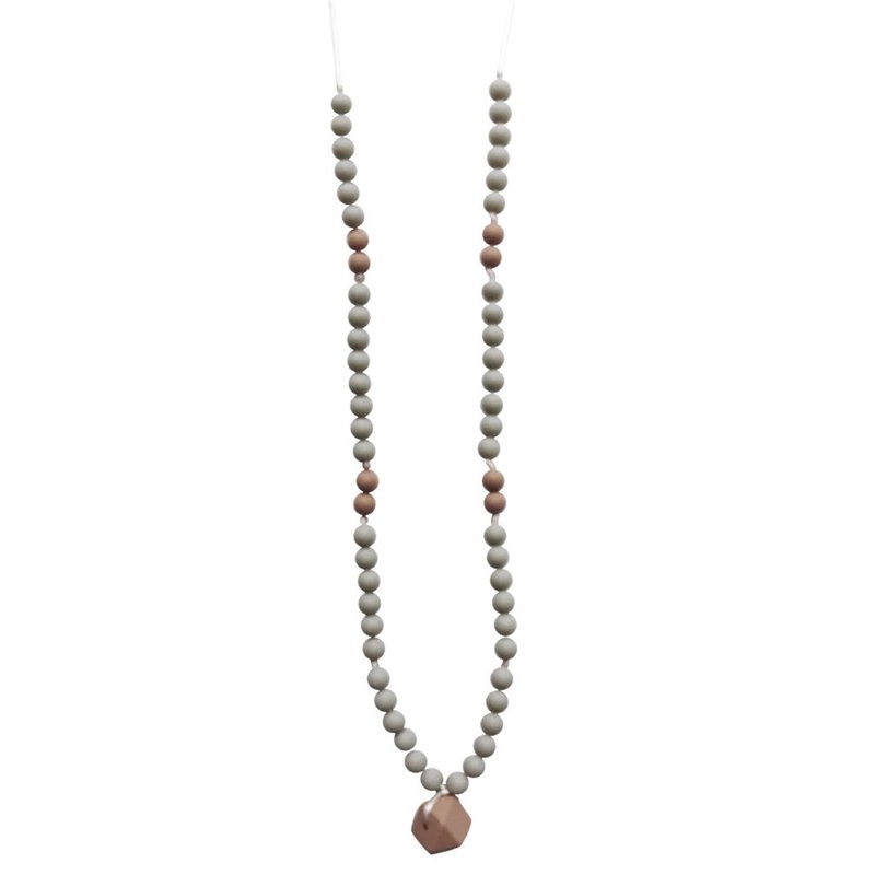 The Sheppard Silicone + Beechwood Teething Necklace