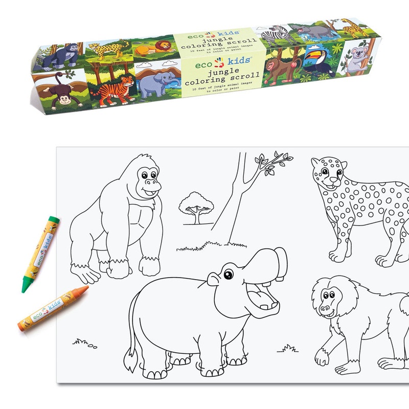 Coloring Scroll – Jungle