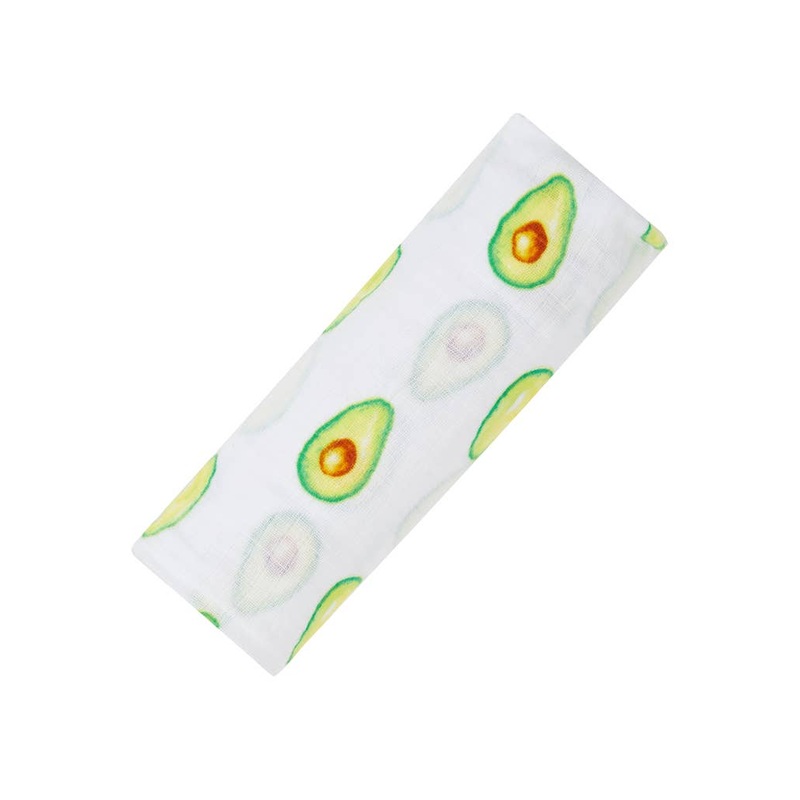 Organic Cotton Muslin Swaddle – Avocado