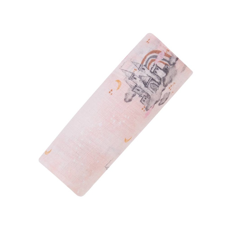 Organic Cotton Muslin Swaddle – Castle