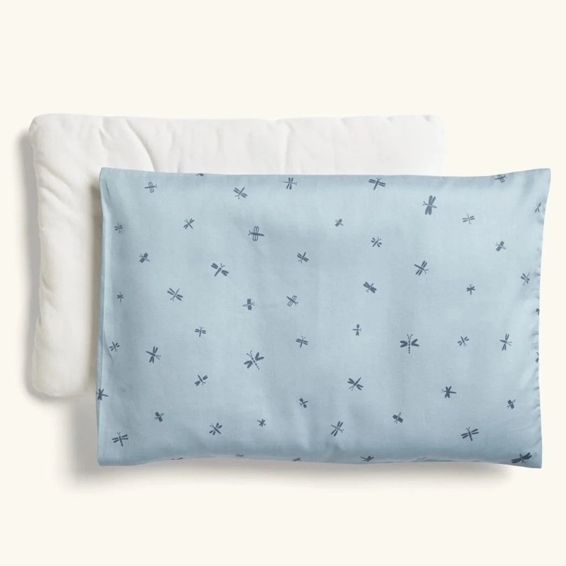 Organic Toddler Pillow + Case – Dragonflies