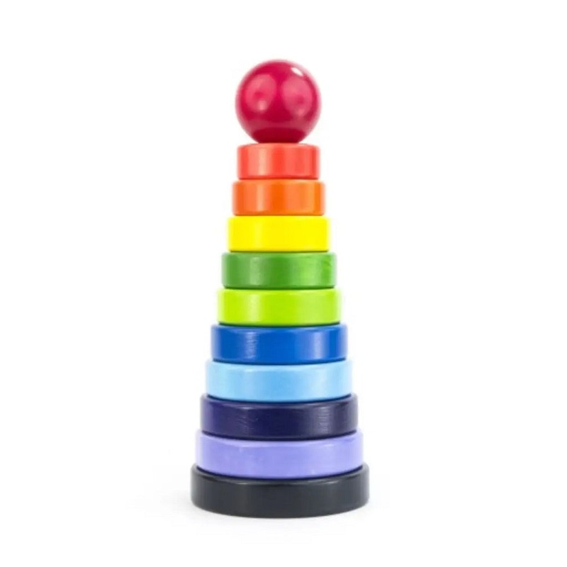 Wooden Pyramid Stacker 10