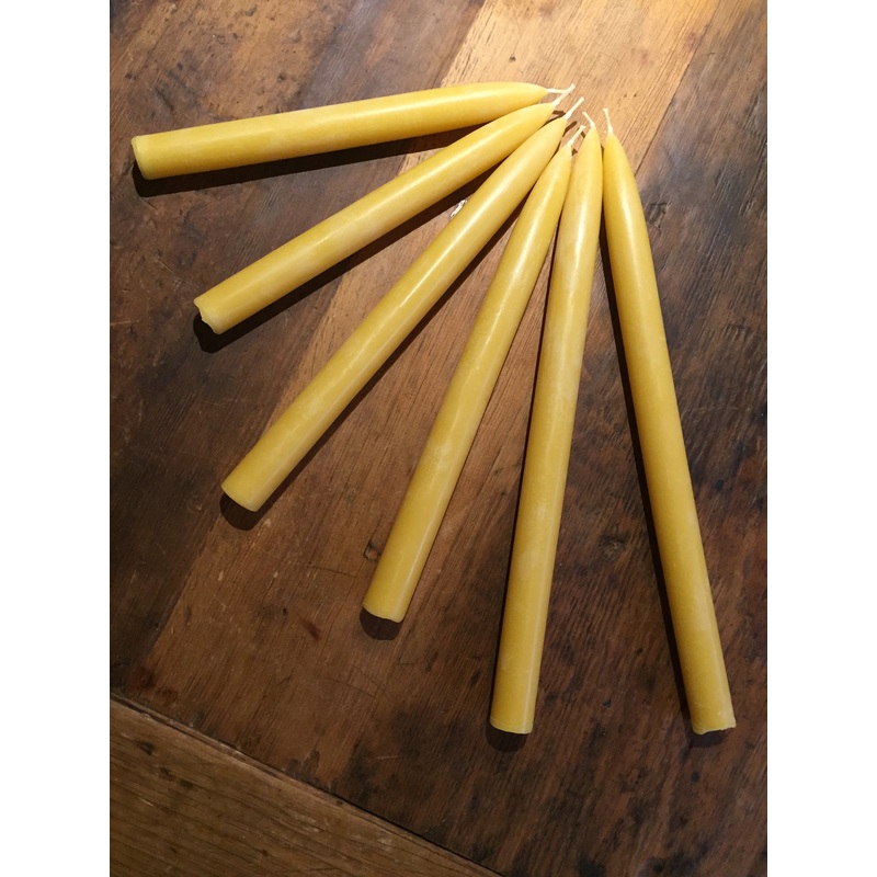 Beeswax Candles – 8 INCH TAPER PAIR