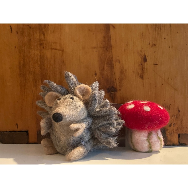 Dollhouse Soft Toy – Wool Felted HEDGEHOG