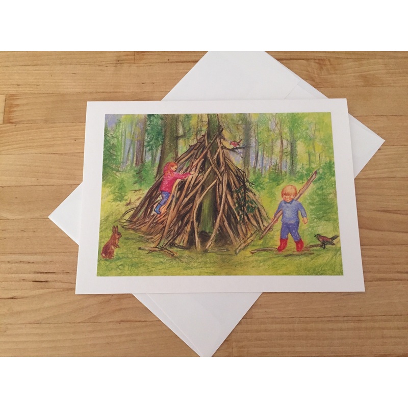 Greeting Cards/ Fall – FORT BUILDING