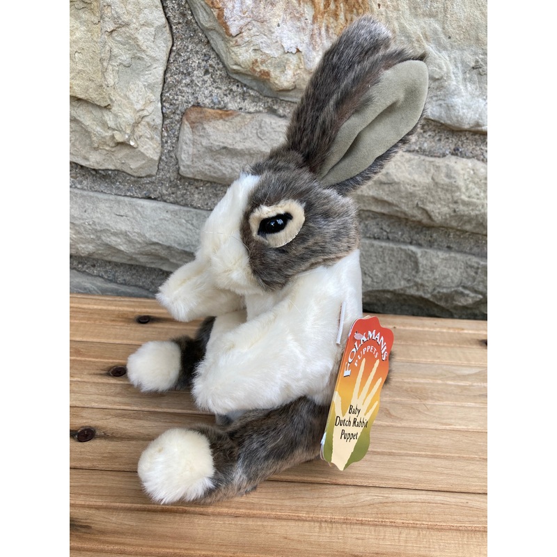 Soft Puppet Pet – Baby DUTCH RABBIT Hand Puppet