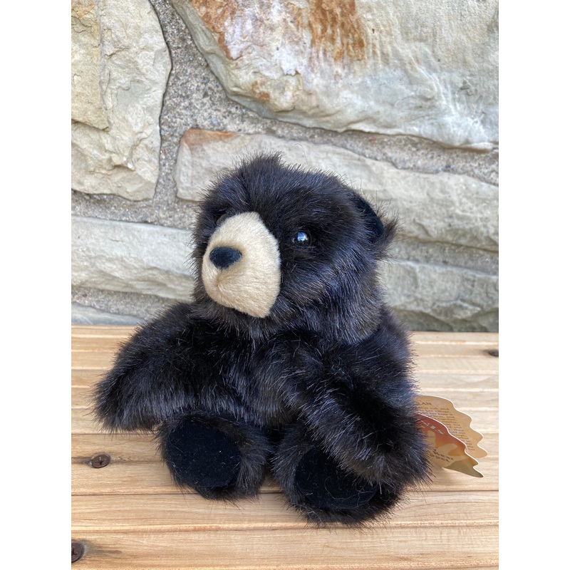 Soft Puppet Toy – BLACK BEAR CUB Hand puppet