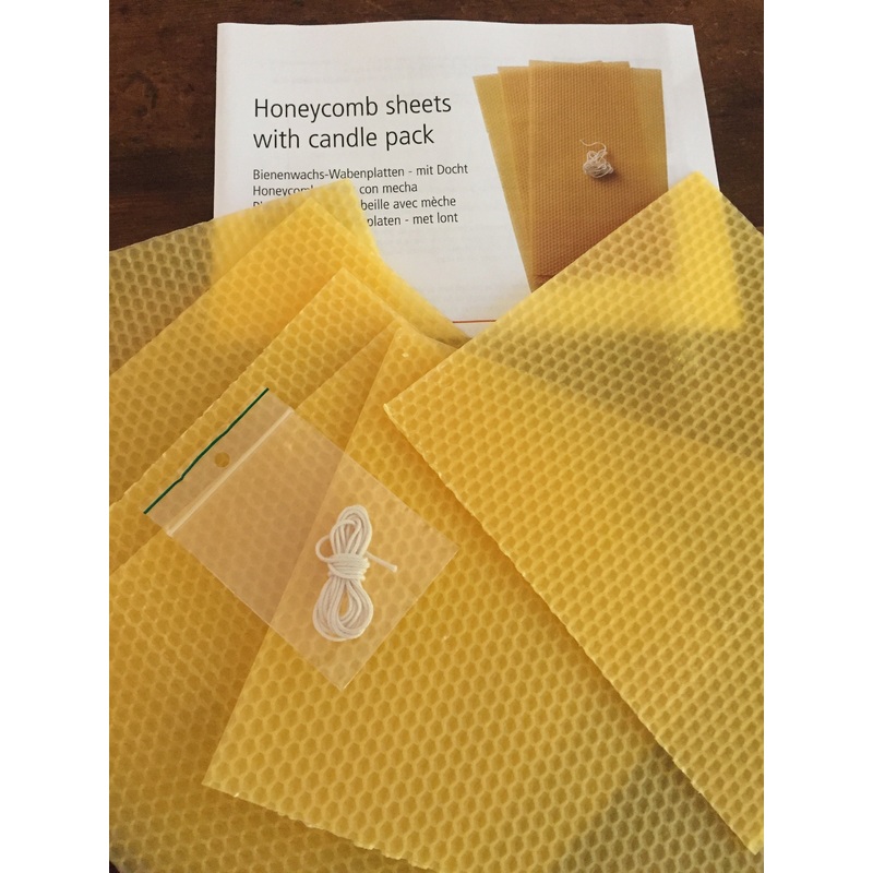 Beeswax Sheets and Wick Craft Set – CANDLE ROLLING KIT