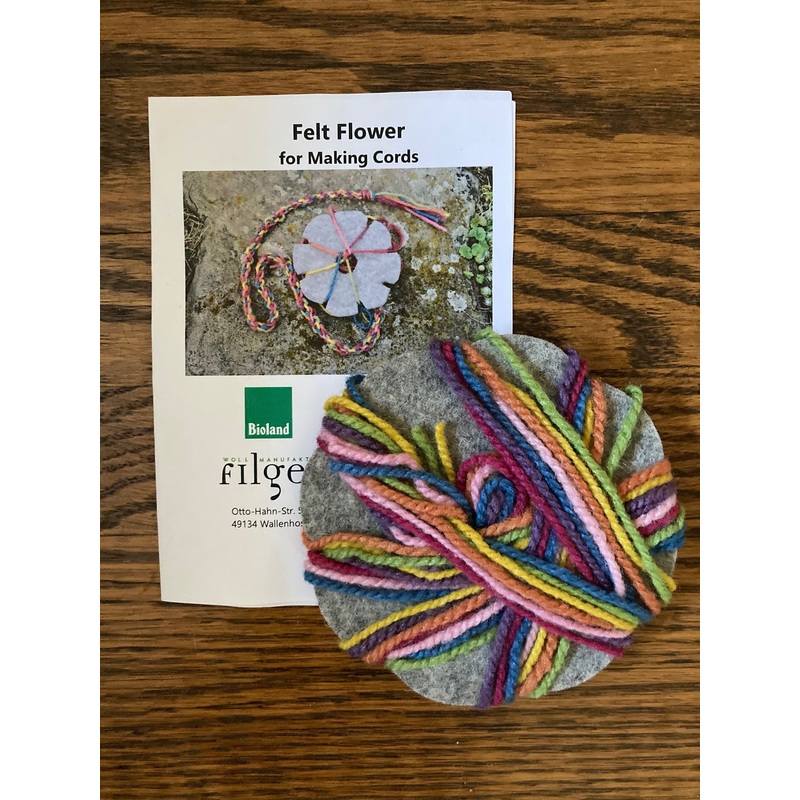 Crafting Kits – BRAIDING FLOWER for WOOL CORDS