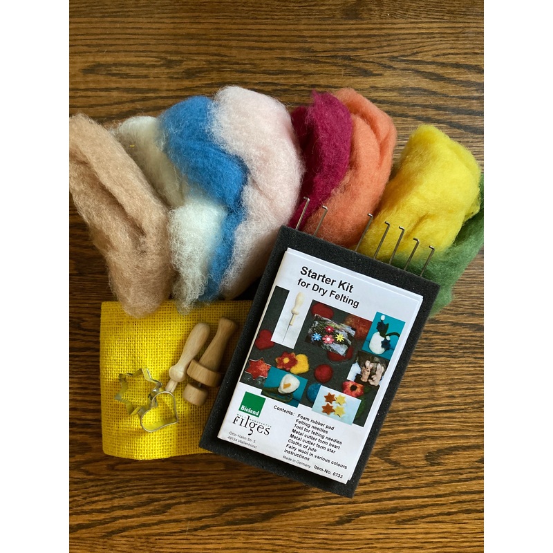 Crafting Kits – STARTER KIT for DRY WOOL FELTING