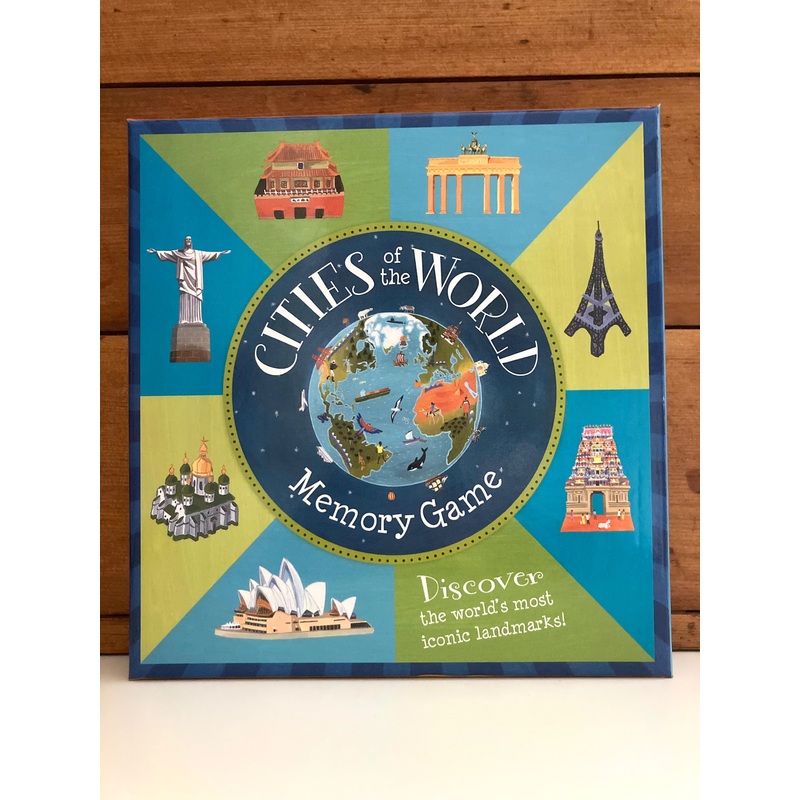 Educational Memory Game Set – CITIES OF THE WORLD