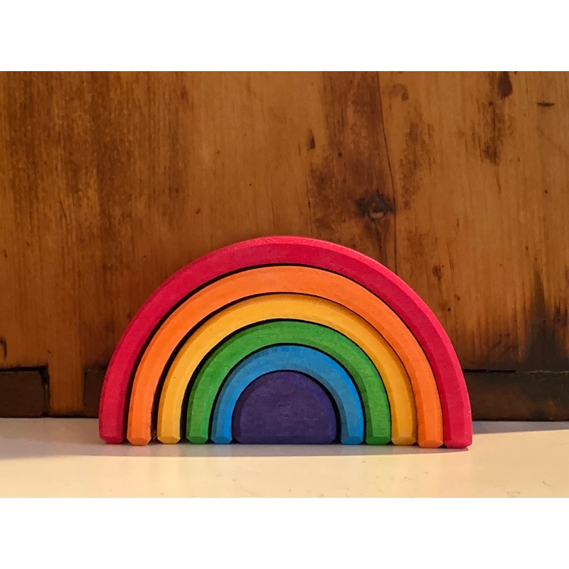 Wooden Toy – RAINBOW TUNNEL, small