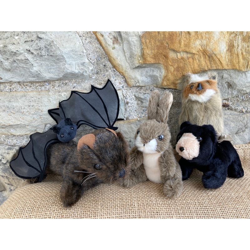 Soft Mini Puppet Set – WILD ANIMALS of the LAURENTIAN FOREST