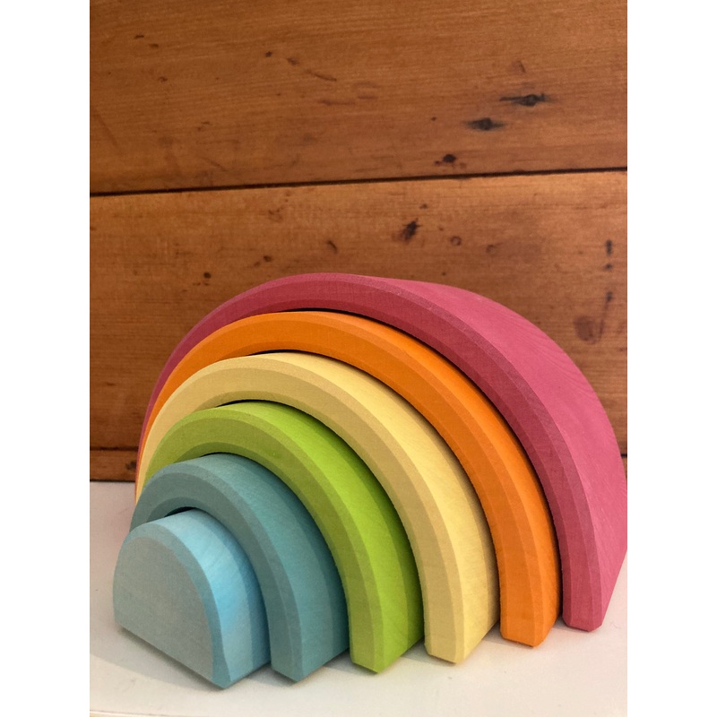 Wooden Toy – PASTEL TUNNEL 6 pieces