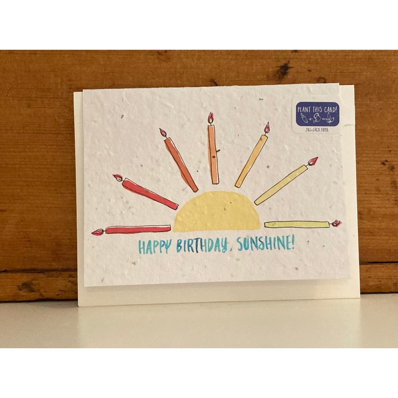 FlowerPaper Greeting Card – SUNSHINE BIRTHDAY