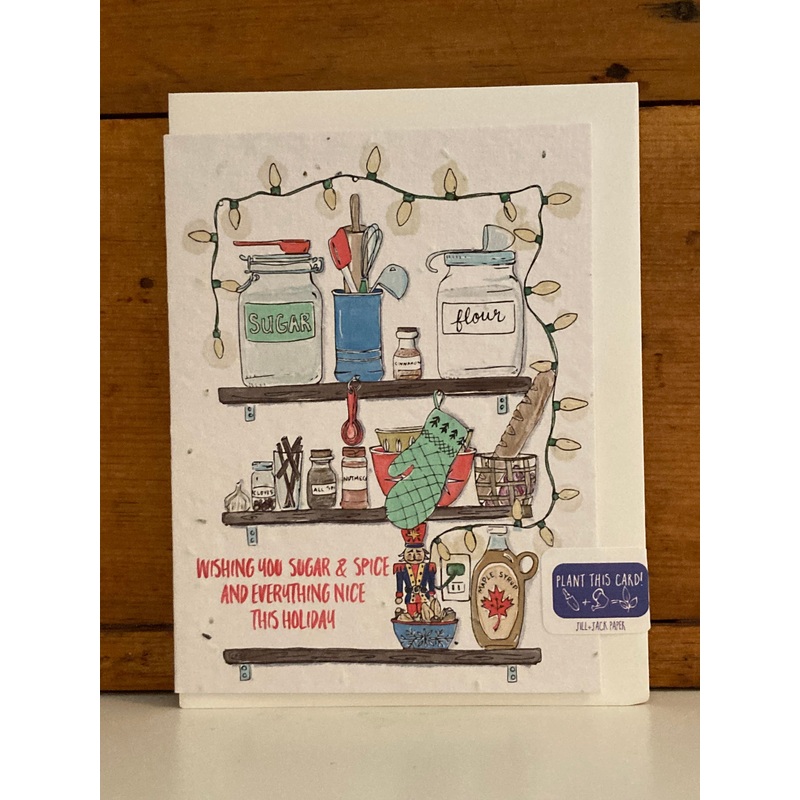 FlowerPaper Greeting Card – WISHING YOU EVERYTHING NICE!