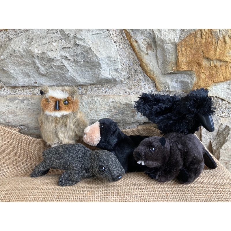 Soft Mini Puppet Set – WILD ANIMALS of HUDSON BAY