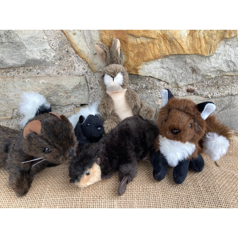 Soft Mini Puppet Set – WILD ANIMALS of the PRAIRIES