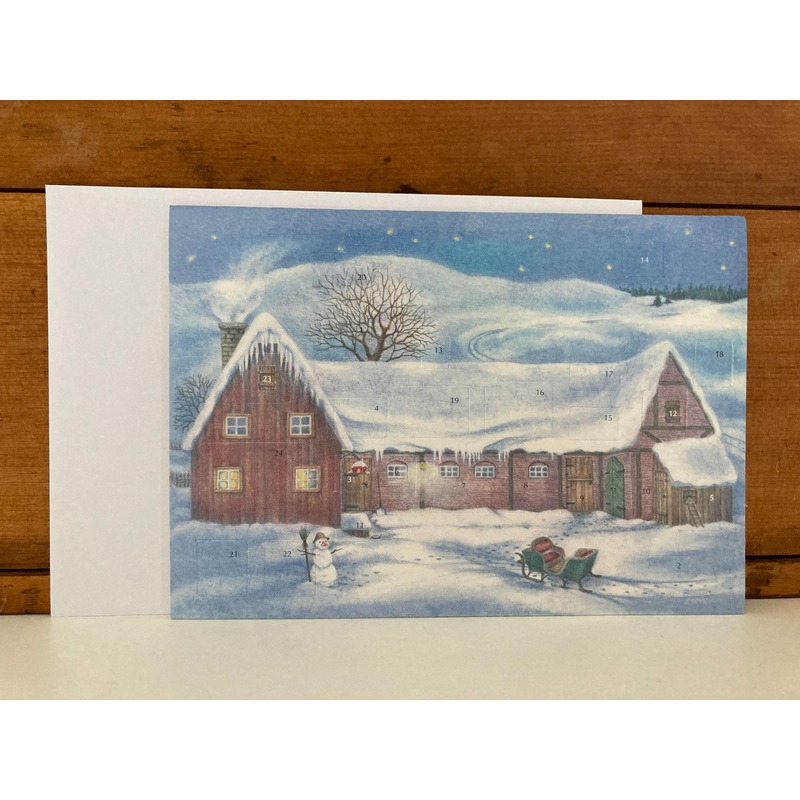 Advent Calendar Greeting Card – CHRISTMAS ON THE FARM