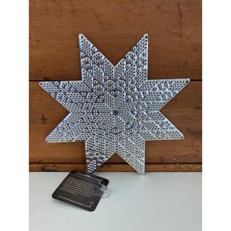 EcoHome – Pierced Tin MORNING STAR SUN CATCHER