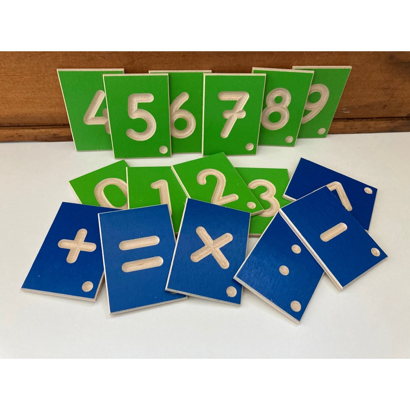 Educational Wooden Set – MATHEMATICAL NUMBERS