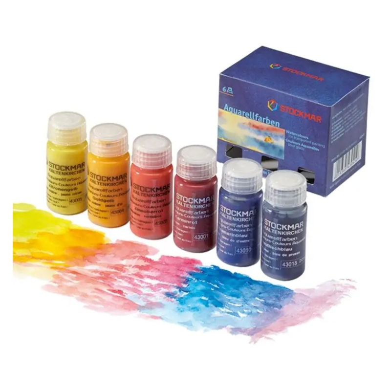 Painting Set, Art – 6 WATERCOLOUR PAINTS, Primary Colours!