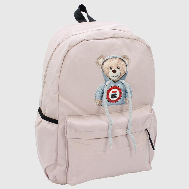 Pink Teddy Bear Light Backpack