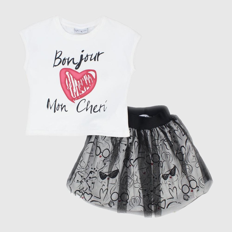 Bonjour Mon Cheri 2-Piece Outfit Set
