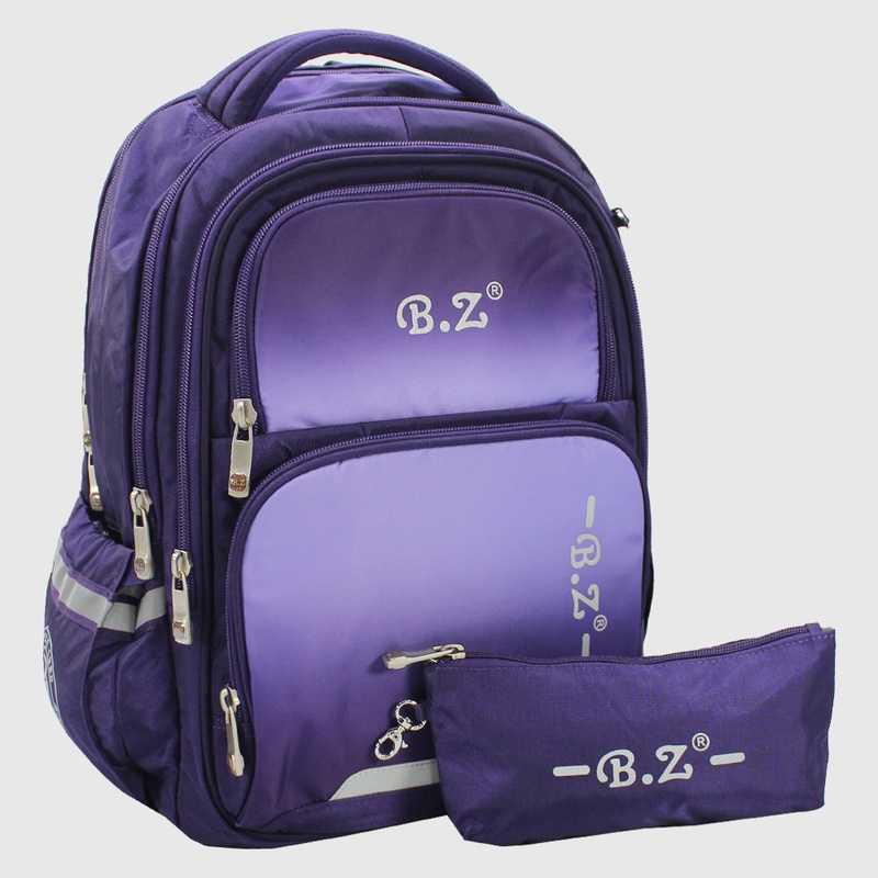 Faded Purple 18 Inches Backpack + Pencil Case