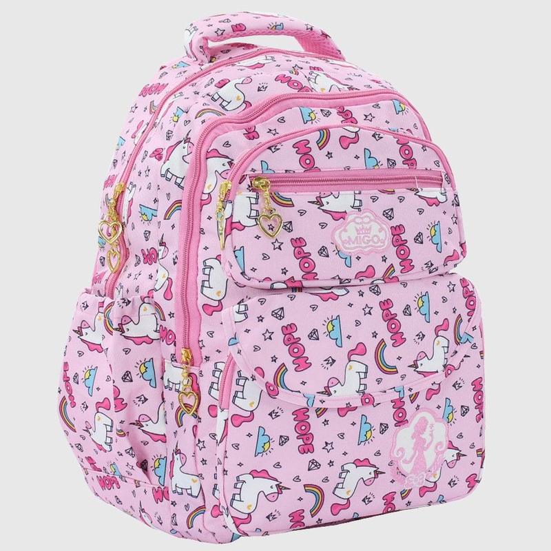 Rainbow Unicorns 18 Inches Backpack