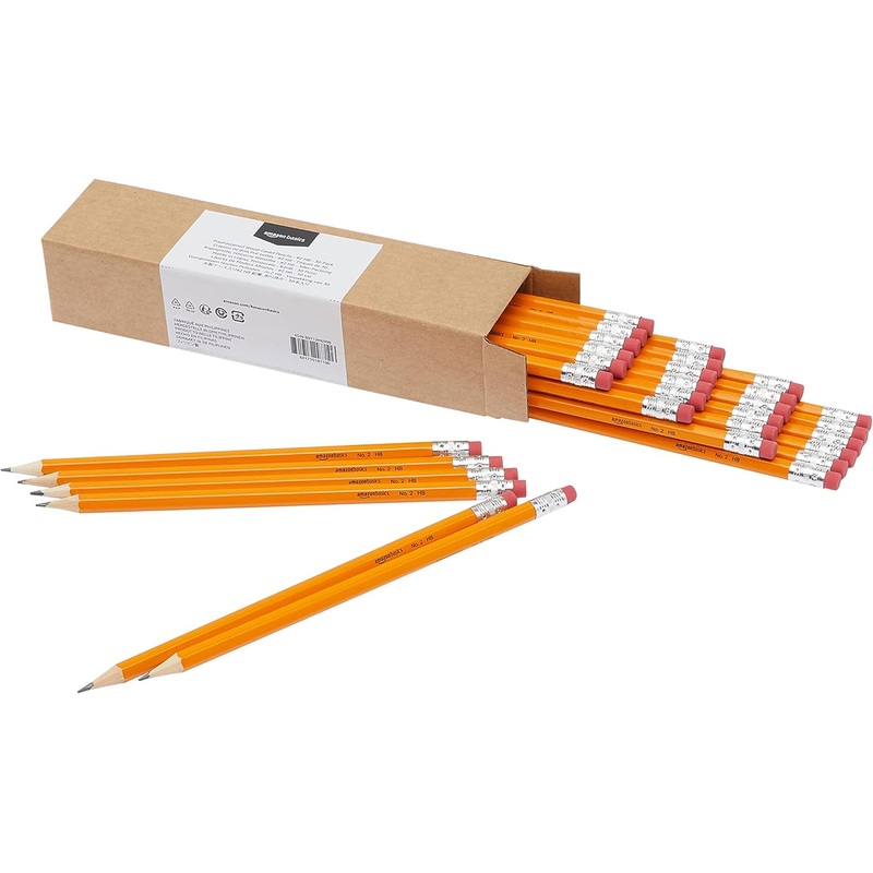 Woodcased #2 Pencils, Pre-sharpened, HB Lead, 30 count, Orange