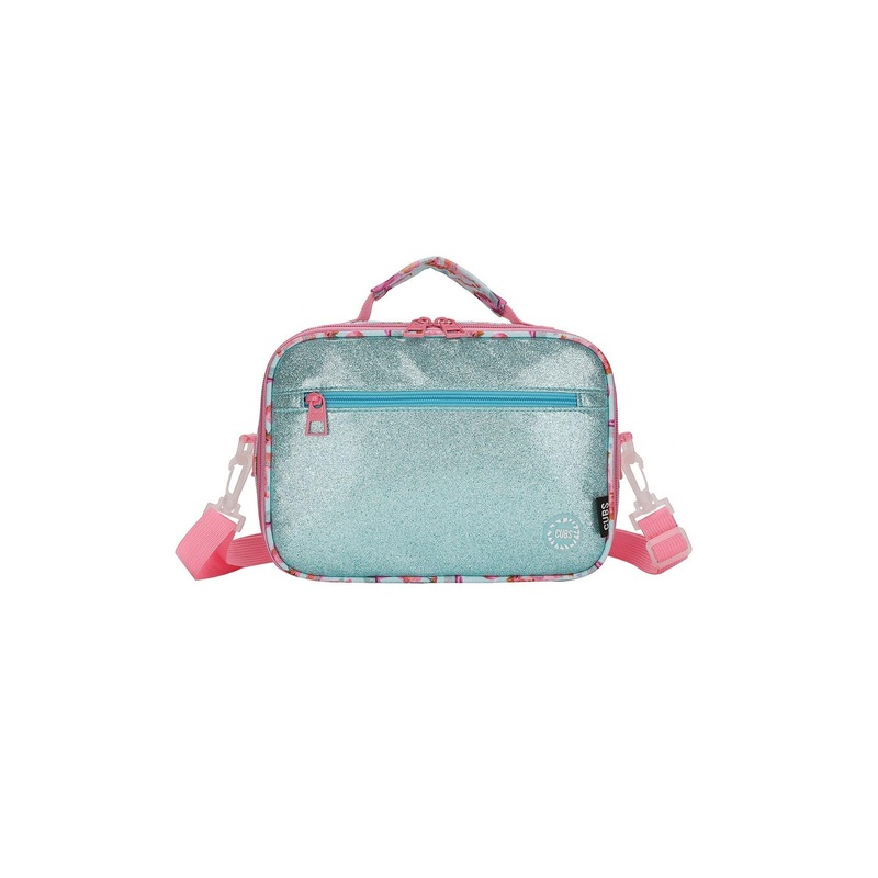 Cubs Baby Blue Baby Unicorn Glittery Cross Body Lunch Bag