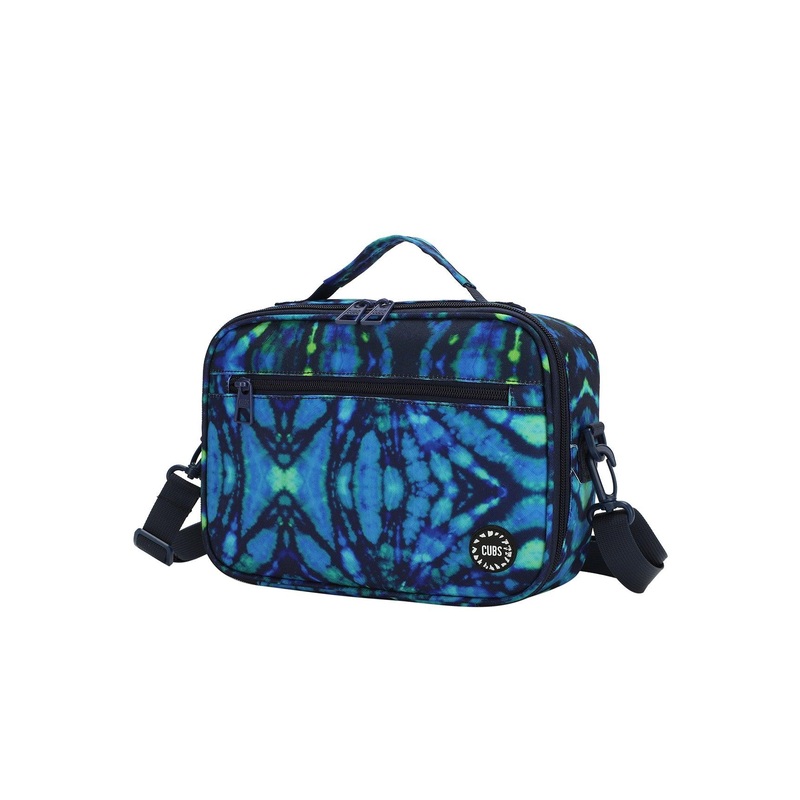 Cubs Deep Blue Tie Dye Cross Body Lunch Bag