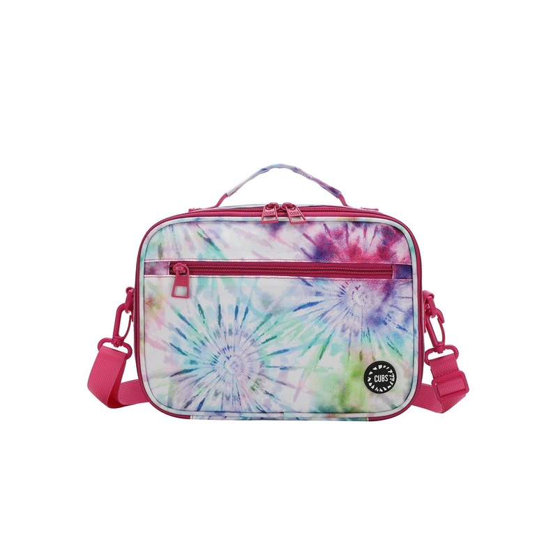 Cubs Lavender Tie Dye Cross Body Lunch Bag