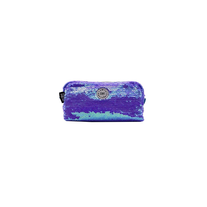 Cubs Mermaid Blue Sequin Pencil Case