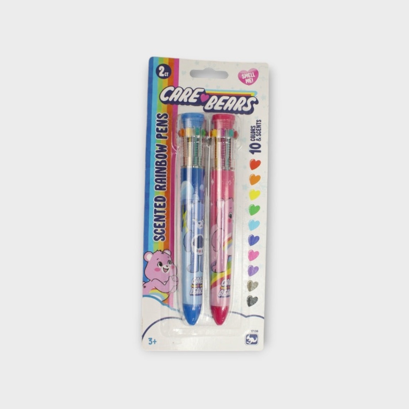 Care Bears Scented Rainbow Pens 10 Colors & Scents – 2 Pens
