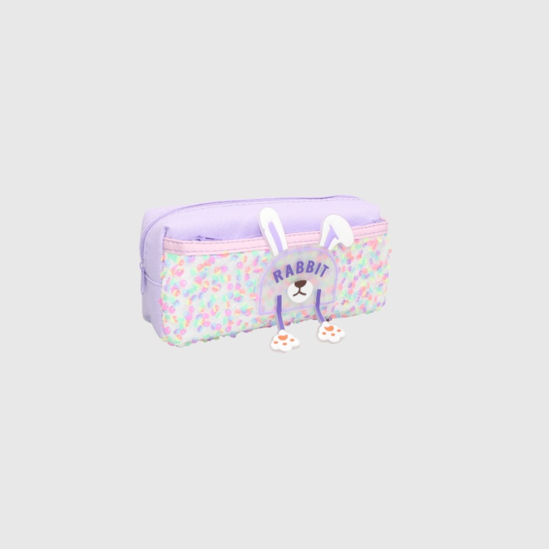 Rabbit Purple Pencil Case