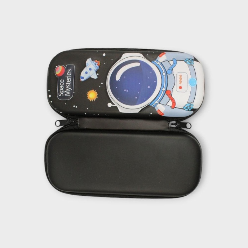 Space Mysteries Black Pencil Case