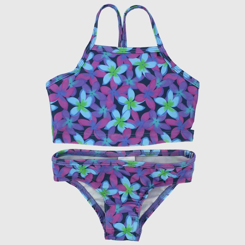 Blue Floral Bikini