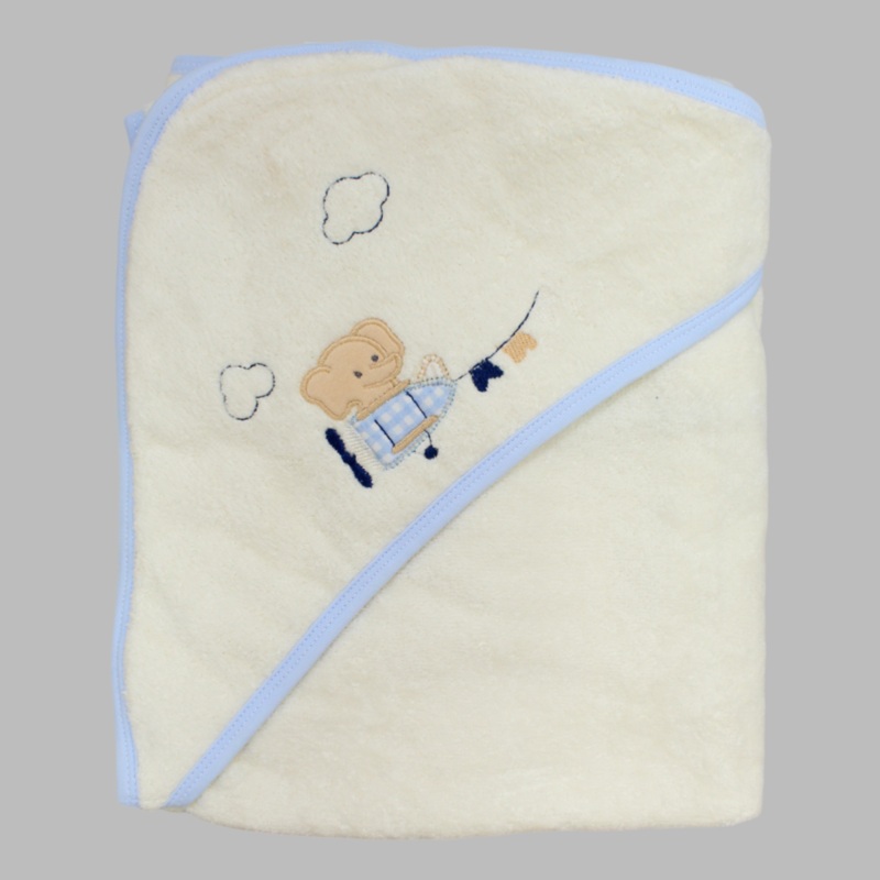 Flying Elephant Baby Hooded Towel