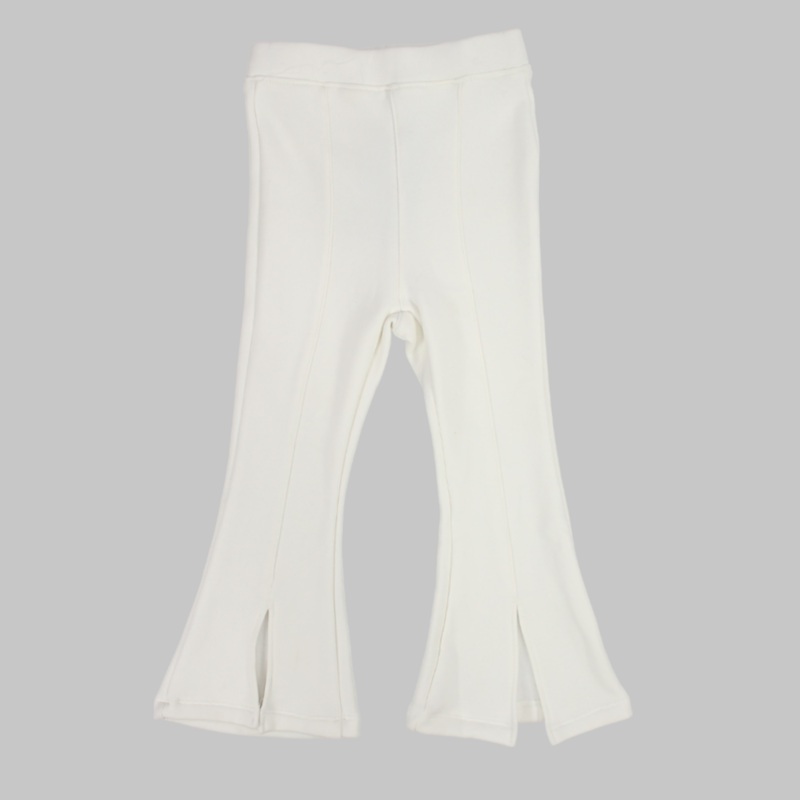 White Wide-Leg Leggings