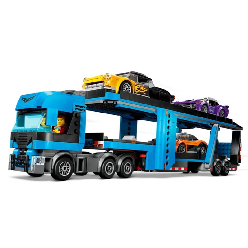 Car Transporter Truck with Sports Cars