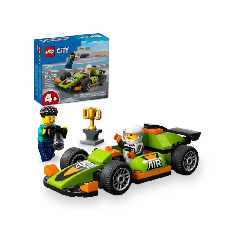 Green Race Car