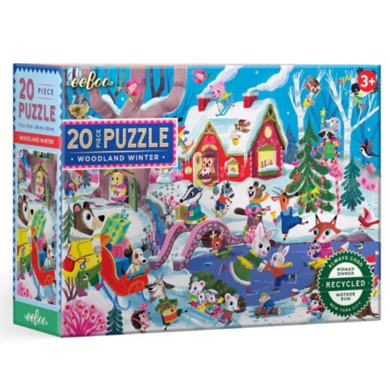 Woodland Winter 20 Pc Puzzle
