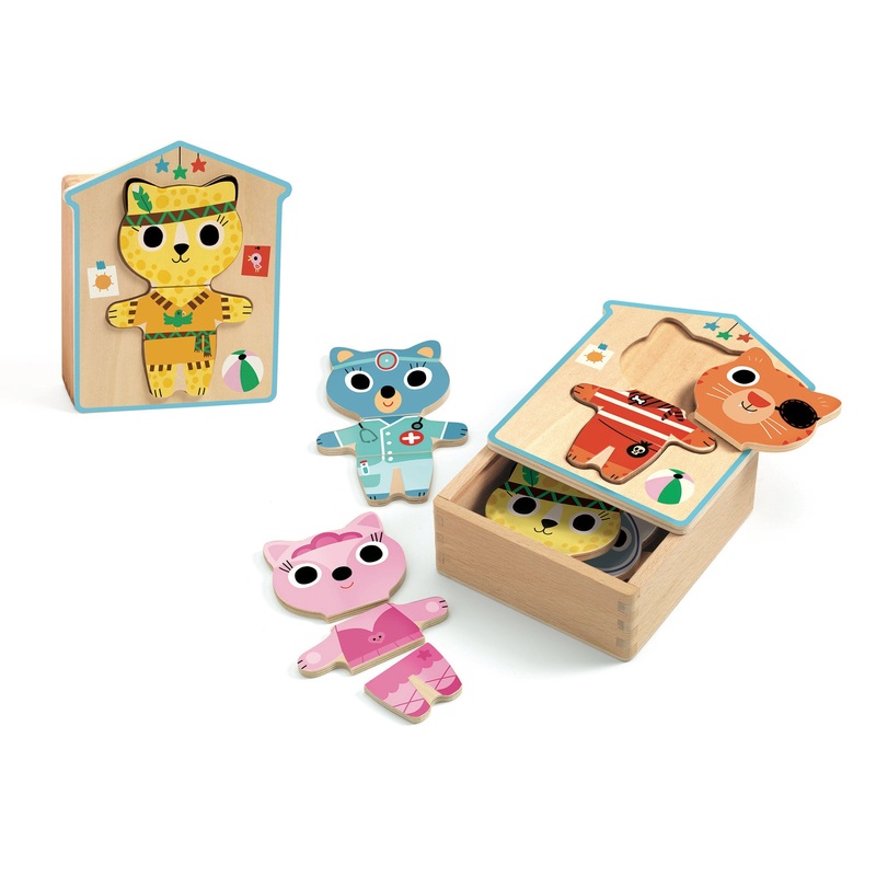 Dressup Mix & Match Wooden Puzzle