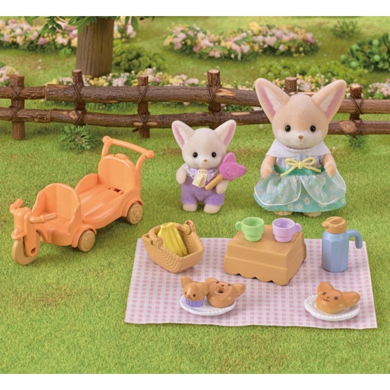 Fennec Fox Sister & Baby’s Sunny Picnic Set