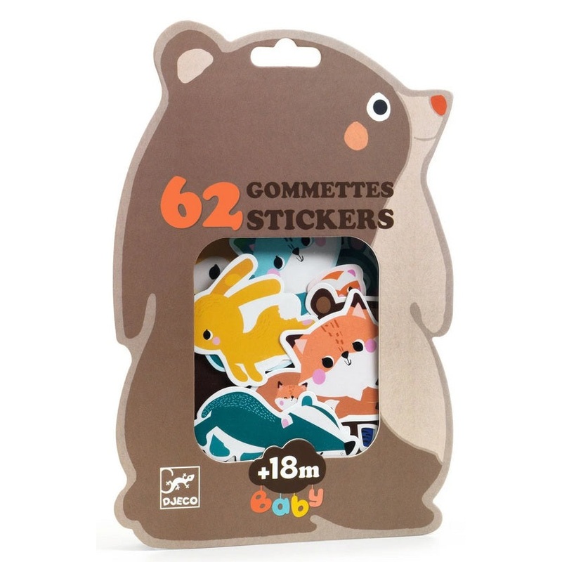 Forest Animals Baby Stickers